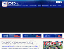 Tablet Screenshot of icedpanama.com